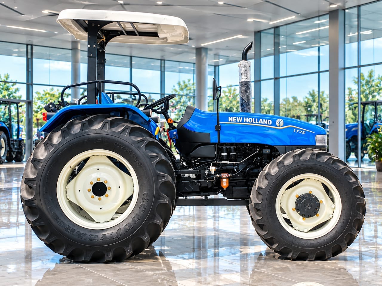 2025 2025 TRACTOR MACHINE (NEW HOLLAND) 75HP